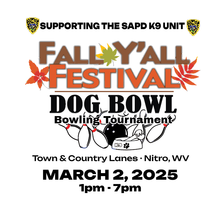 2025 St. Albans Fall Y'all Dog Bowl Bowling Tournament - Sunday, March 2, 2025 at Town & Country Lanes - Nitro, WV
